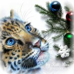 Новогодний леопард